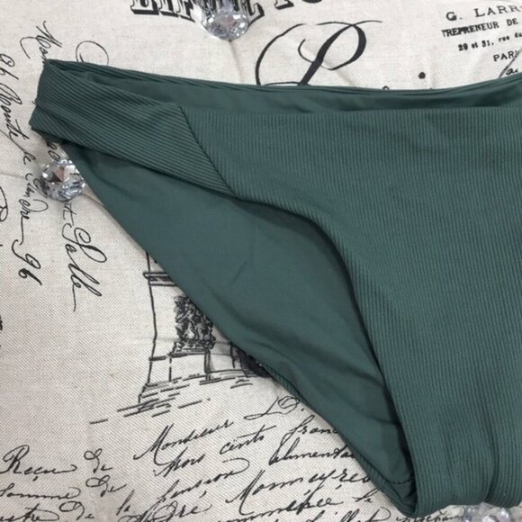 NWOT Becca Fine Line Ribbed Bikini Bottoms - Picture 5 of 8